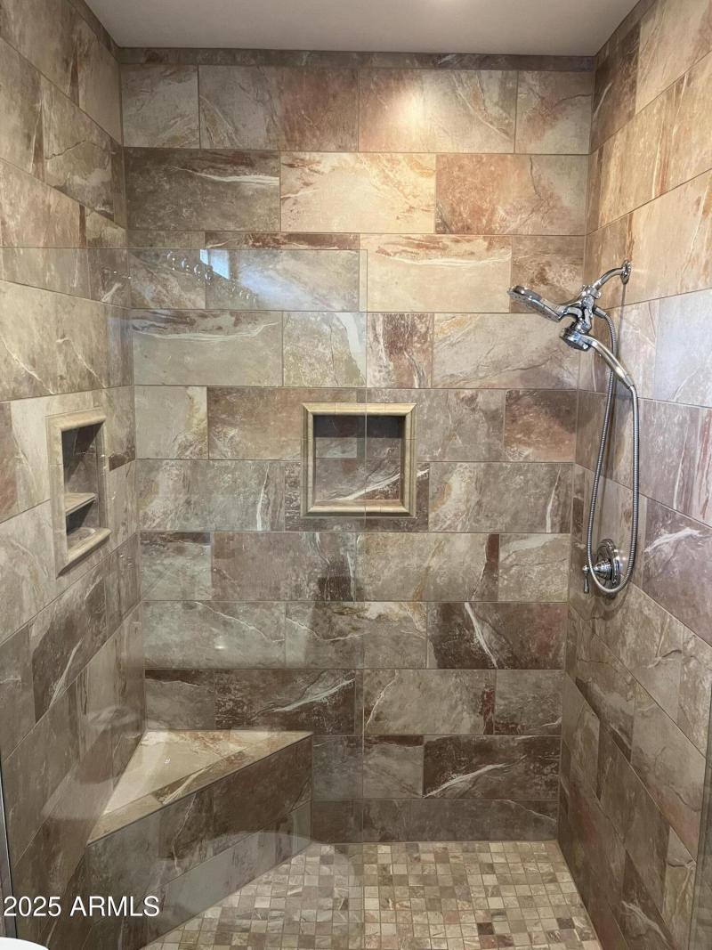 Master shower