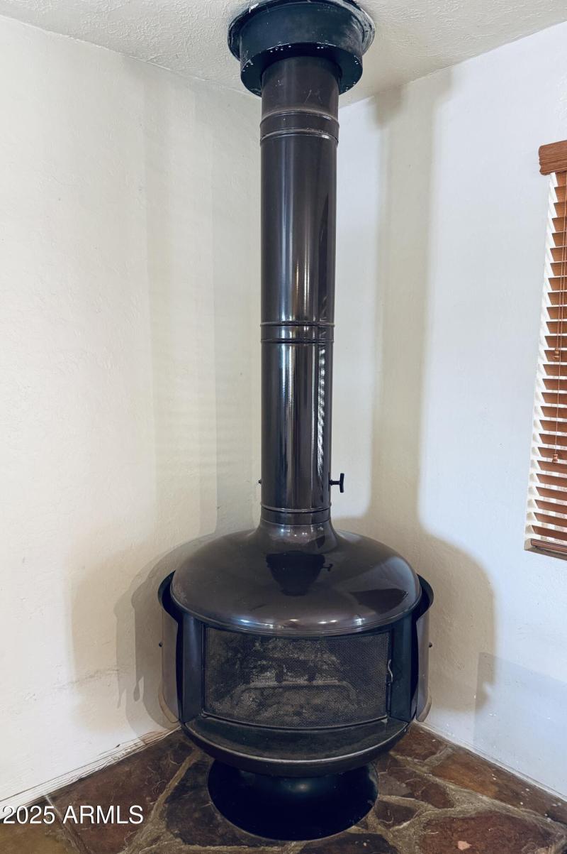 MCM freestanding fireplace