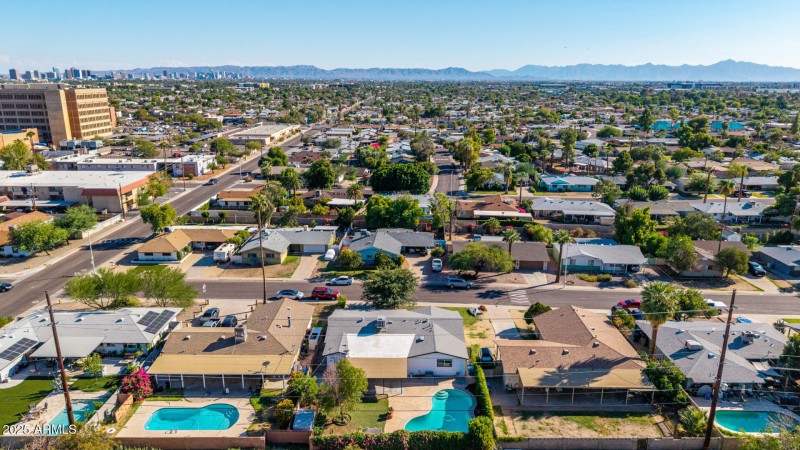 2116 W Keim Dr Aerial of Phoenix