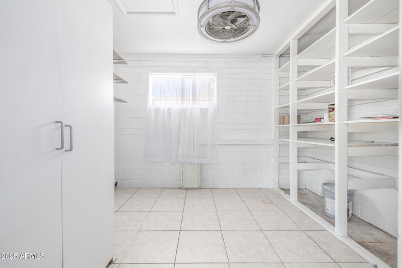 Laundry room with storage