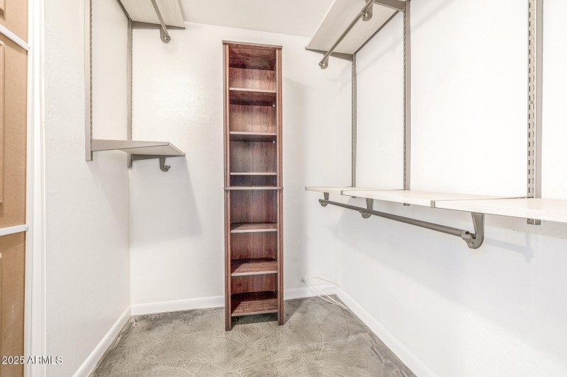 Walk in closet of Primary bedroom