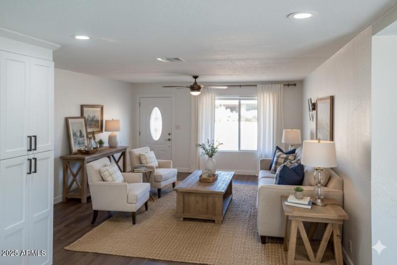 Staged Living Room