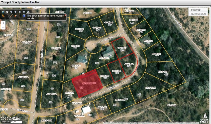 Lots 634 & 635 - YC gis