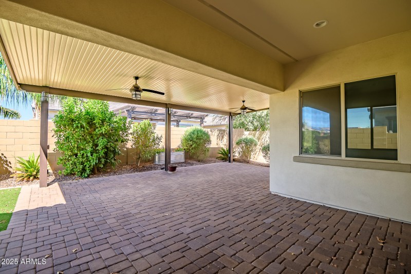 COVERED BRICK PATIO