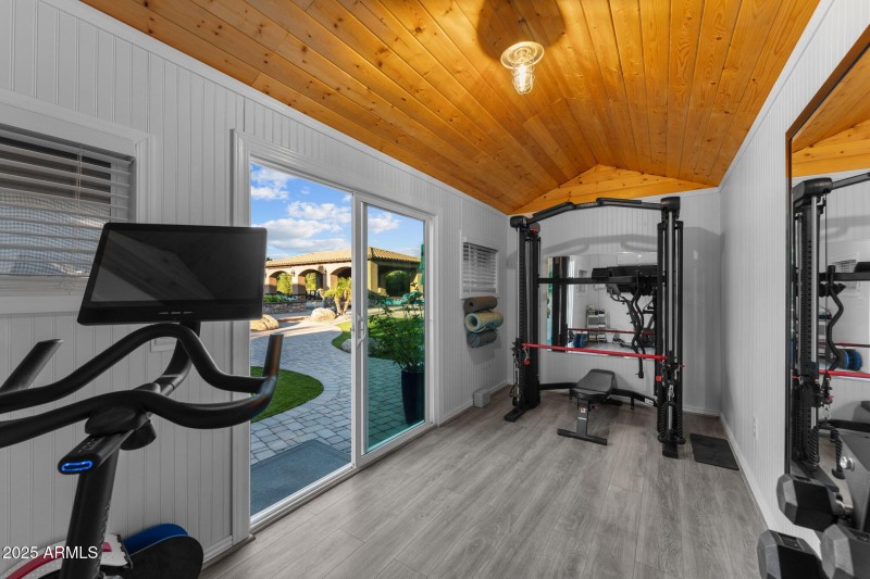 Pool house/gym