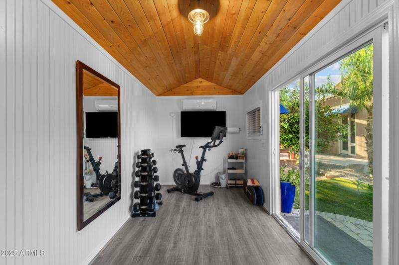 Pool house/gym