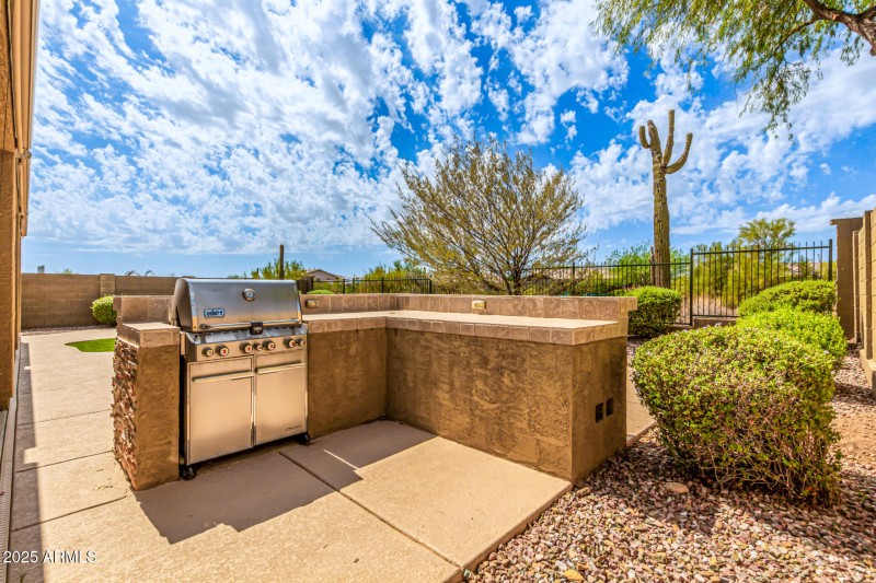 BBQ area