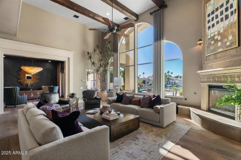 Fireplace in Family Room