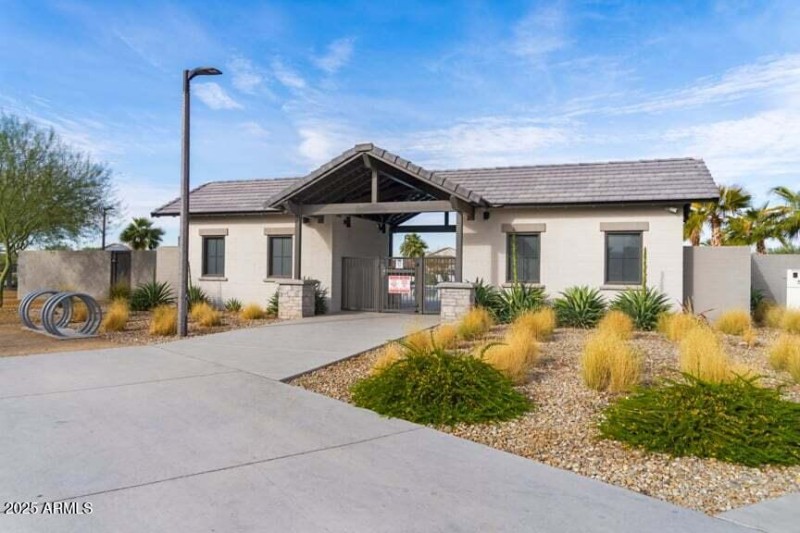 Community Pool Entrance