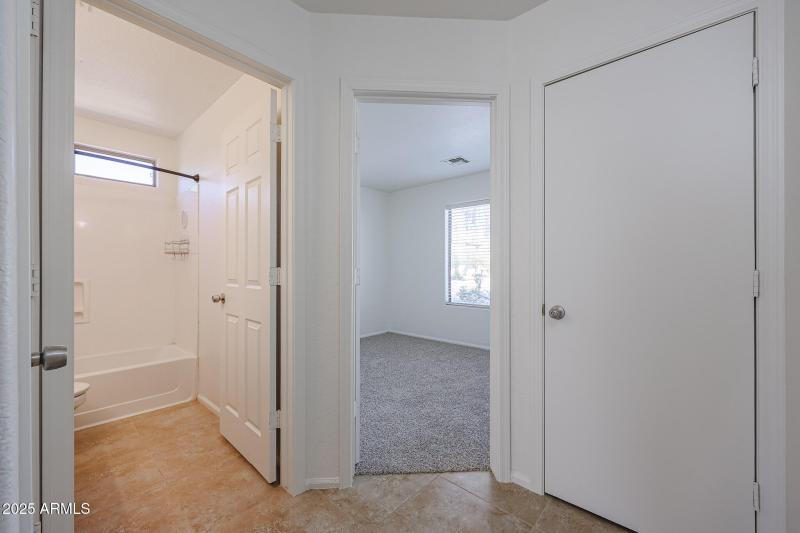 Entrance to Guest Bath and Guest Room 2