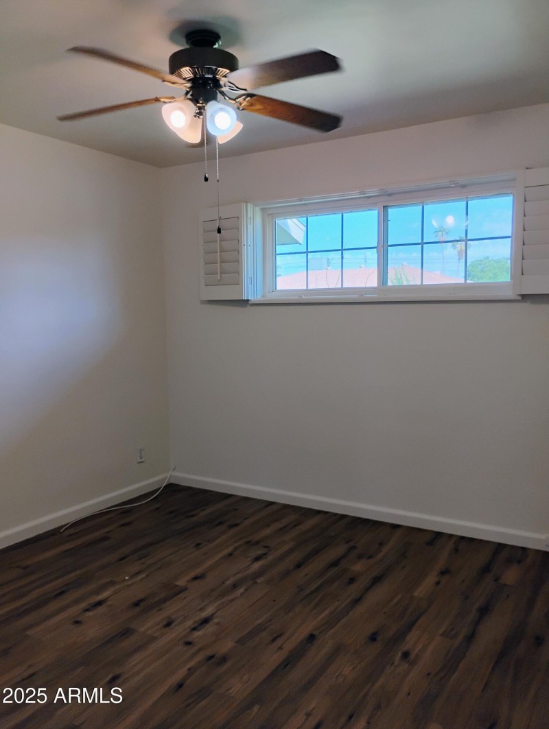 Fans and Shutters every bedrm!