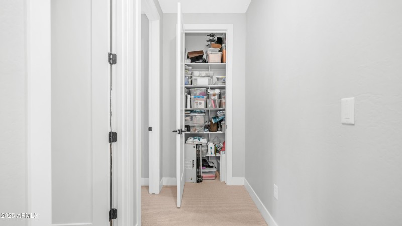 Hall closet