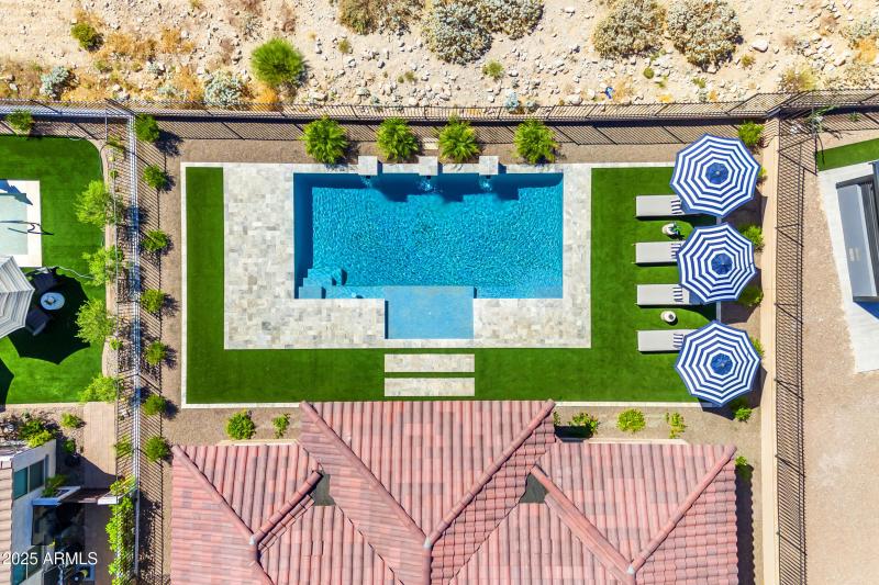Aerial Pool View