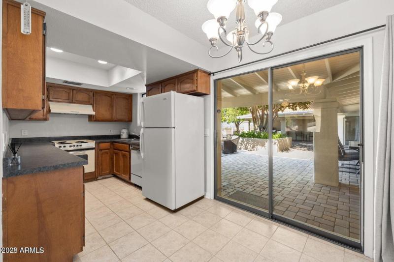 Kitchen to backyard