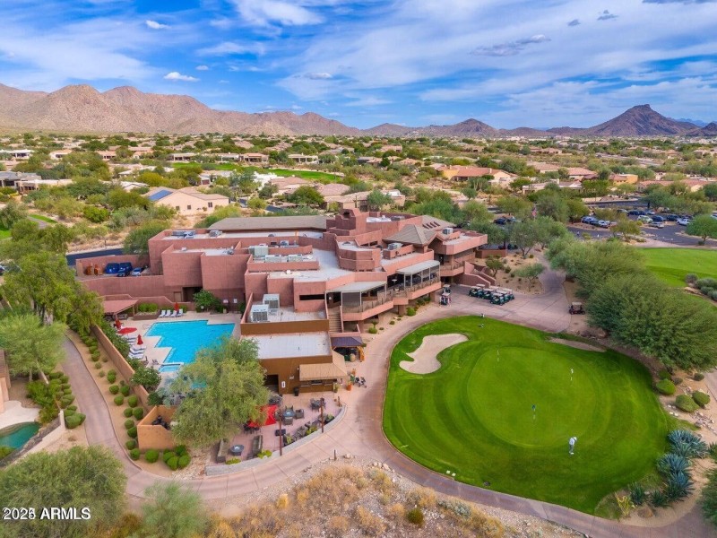 Ancala Clubhouse Aerial View