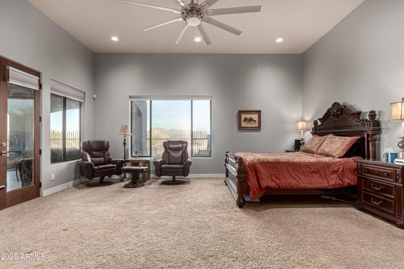 Primary Bedroom w/ Patio Access