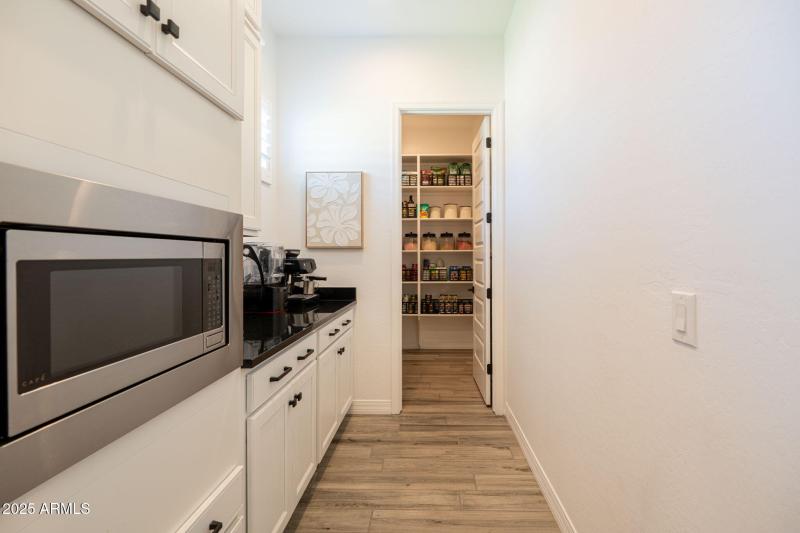 butler's area & walk in pantry
