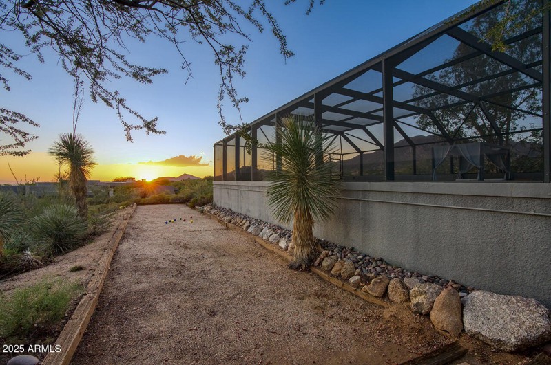Bocce ball court