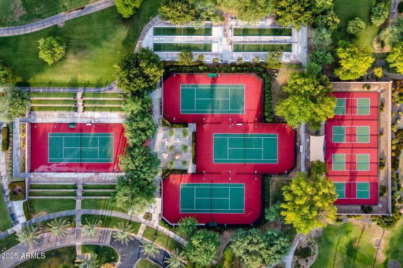 AERIAL VIEW OF KIVA CLUB SPORTS COURTS