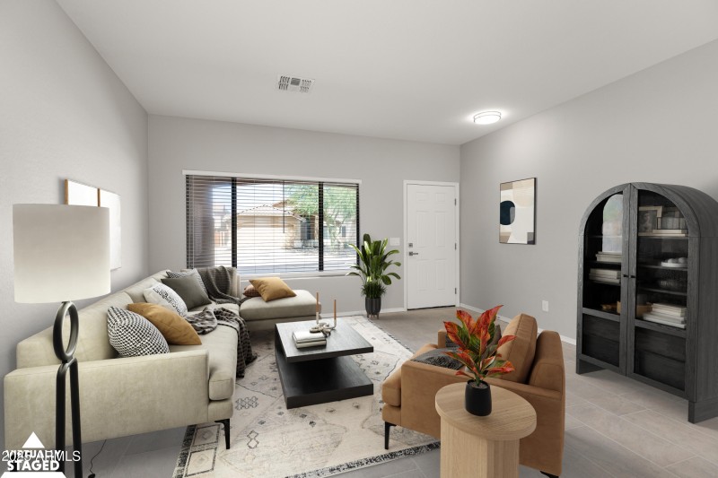 Formal Living Room Virtually Staged