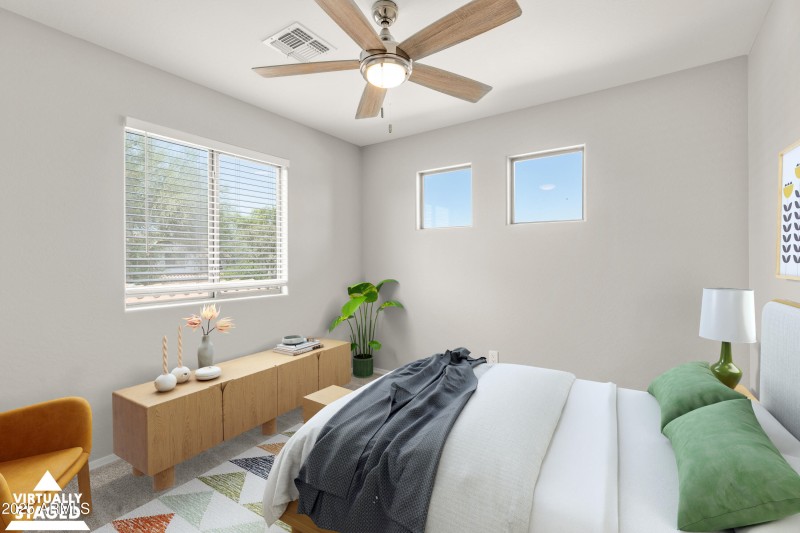Virtually Staged Bedroom 4