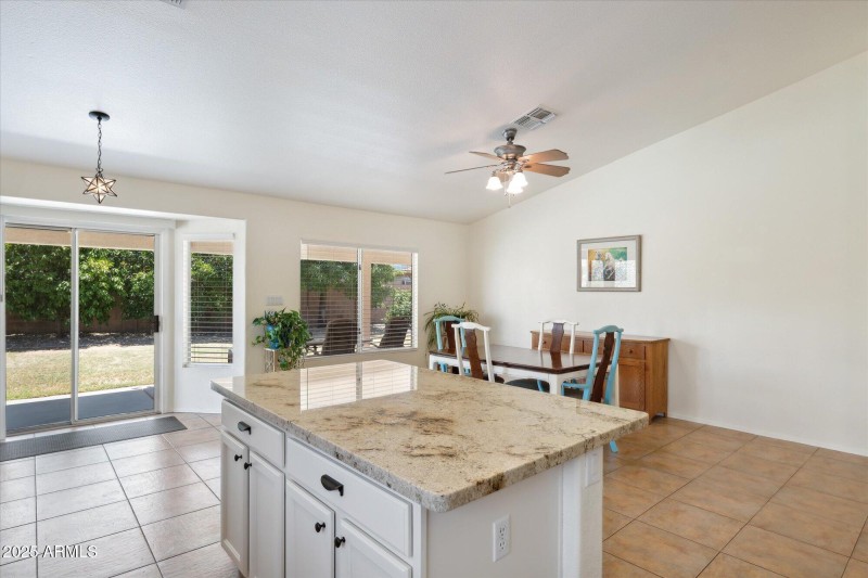 Family Room and Kitchen