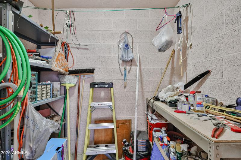 SEPARATE STORAGE ROOM