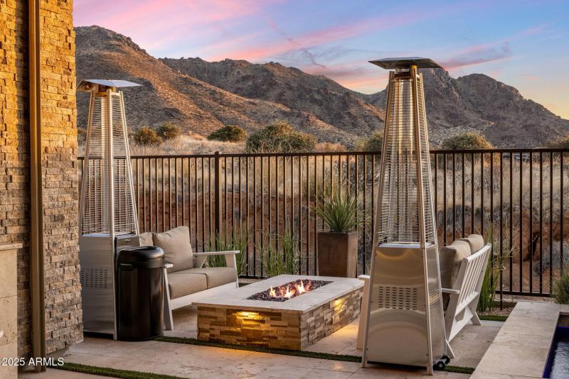 Backyard View at Twilight