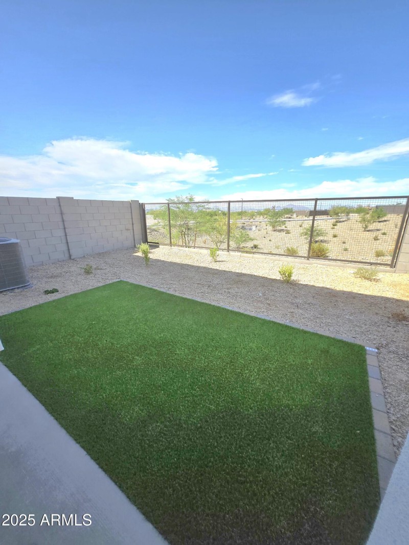 Lot 44 backyard