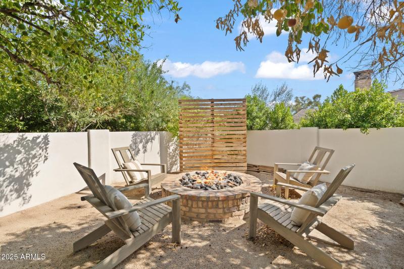 Fireplace and Cozy Seating Area