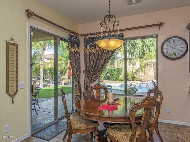 Dining Area With Corner Windows
