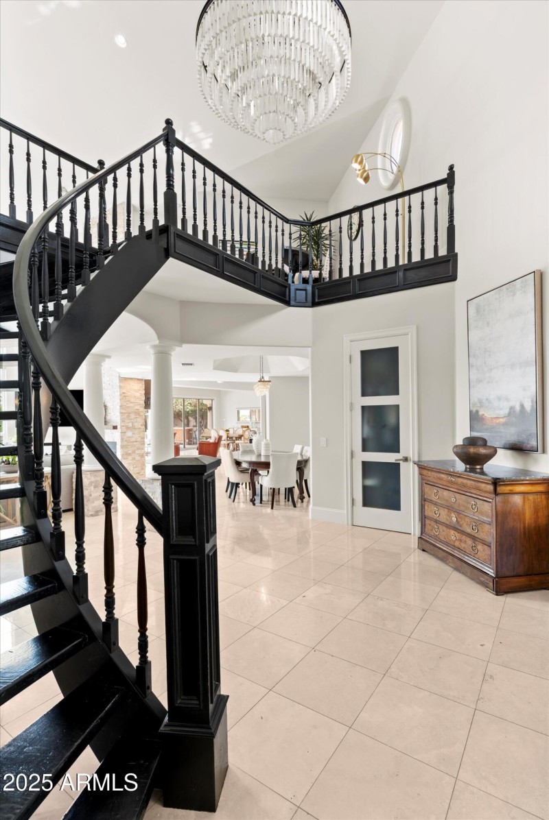 Staircase to second floor