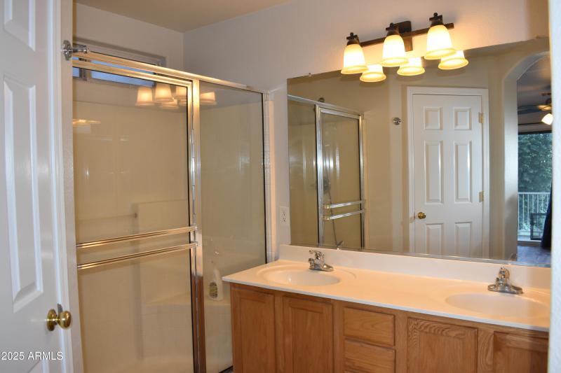 Master bath double vanities