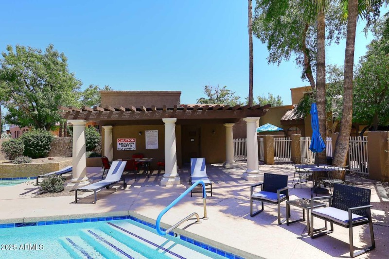 Community Pool Lounge Area