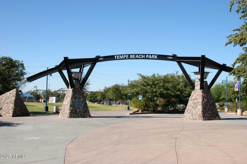 Tempe Beach Park Sign