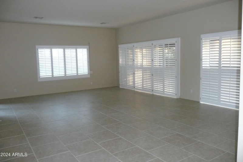 Generous living room