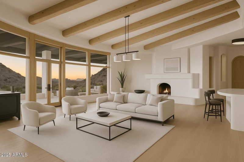 Virtually Staged Great Room