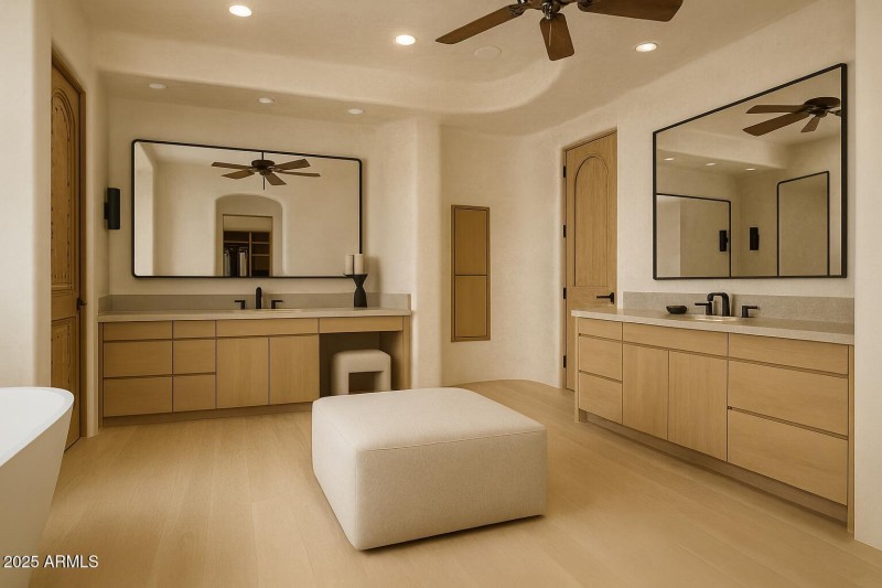 Virtualliy Staged Primary Bath