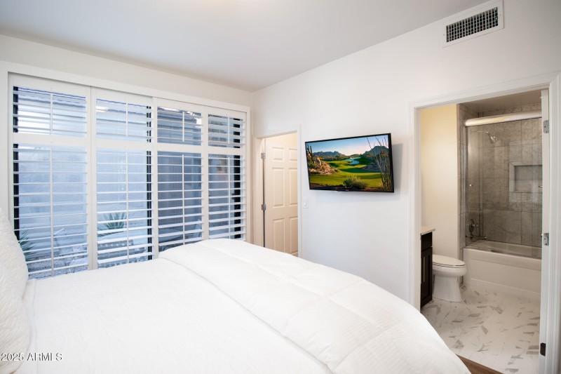 ACCESS OUT FROM GUEST BEDROOM TO