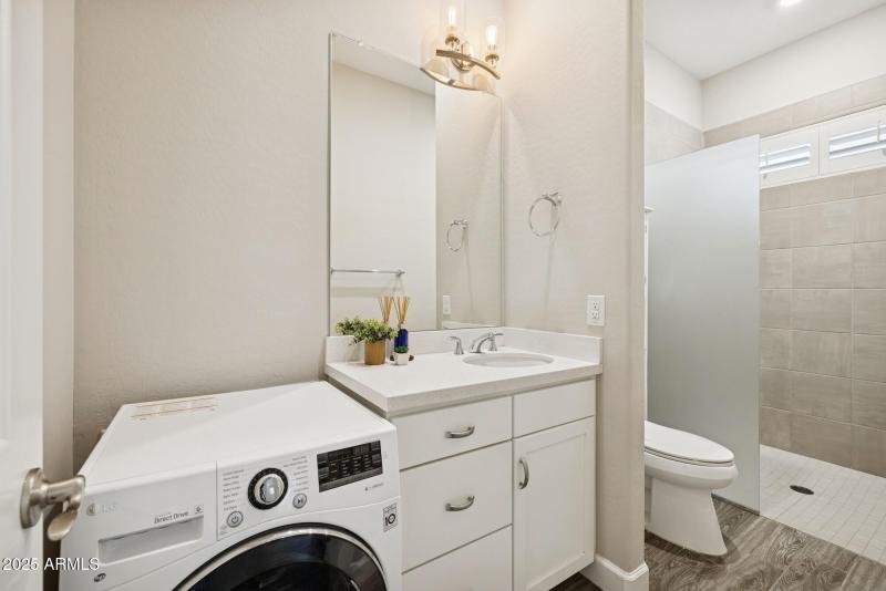 Complete with laundry