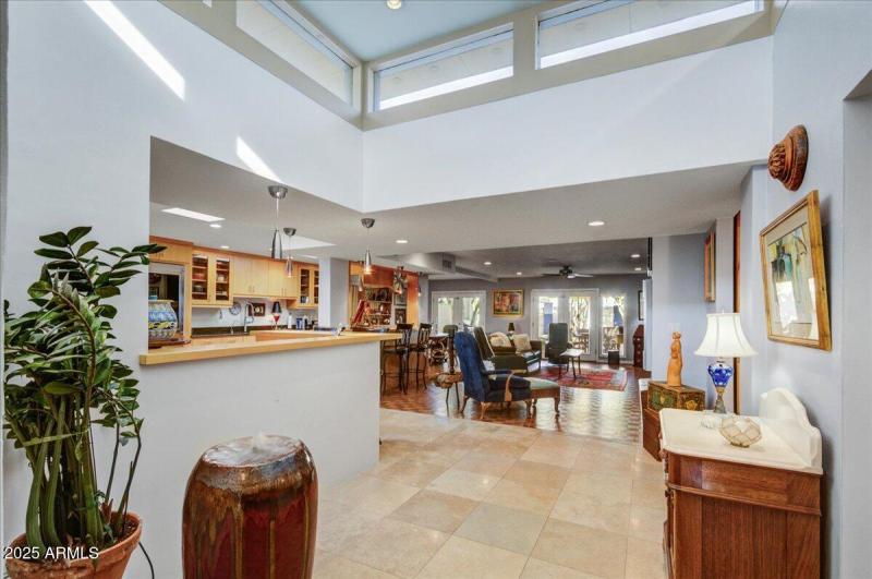 Foyer with Natural Light