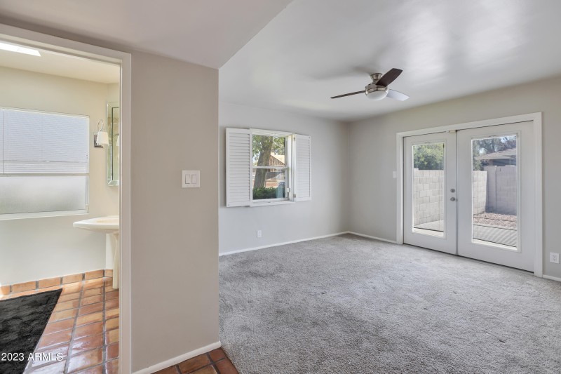Ensuite Guest Bedroom and bath