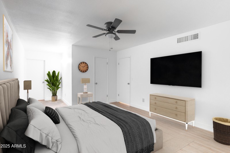 Master Bedroom Virtually Staged