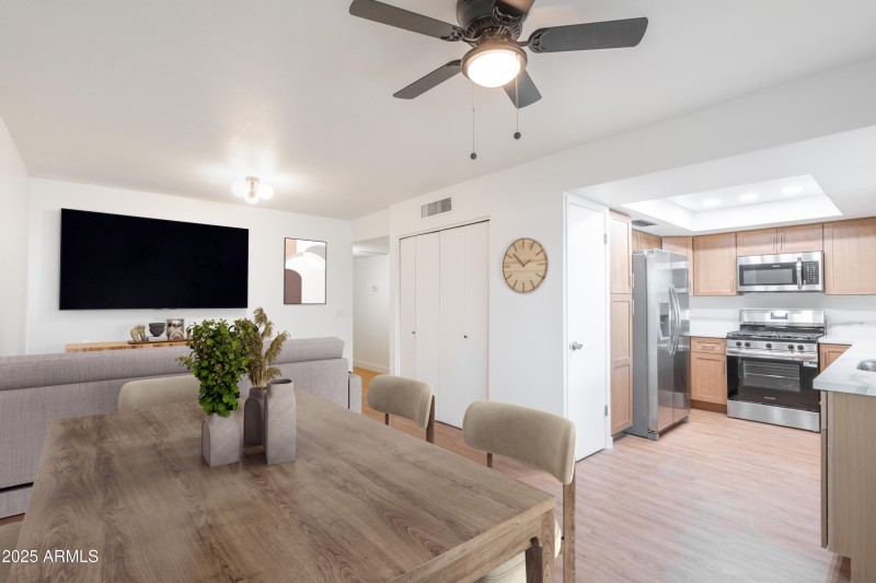Dining Area Virtually Staged