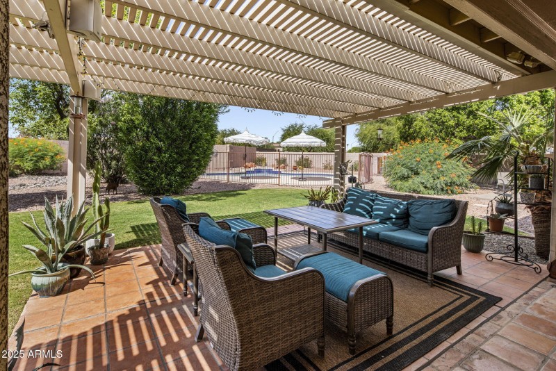 Beautiful outdoor patio