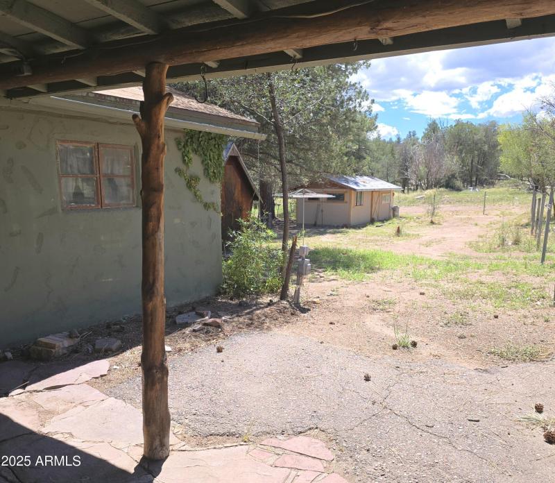 Strg Shed from S Covered Patio