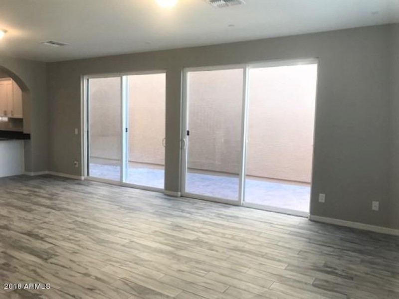 Living room w/double sliders