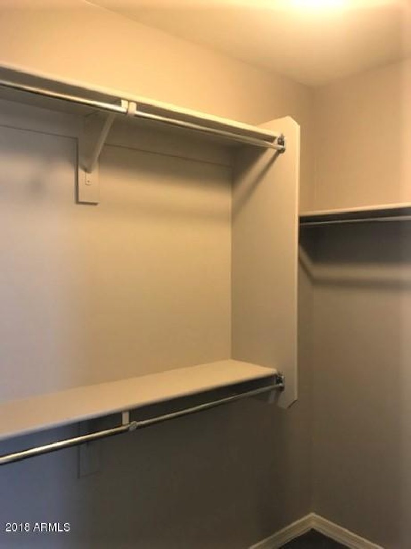 Master walk-in closet