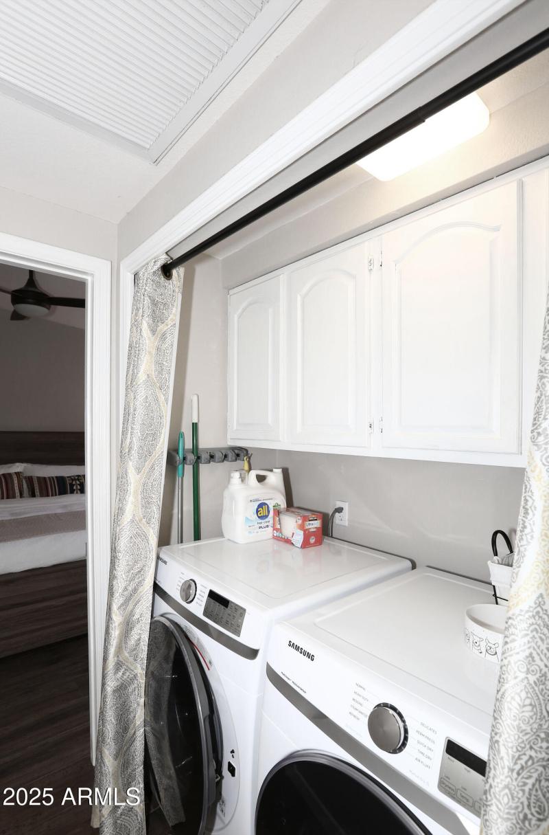 New washer and dryer