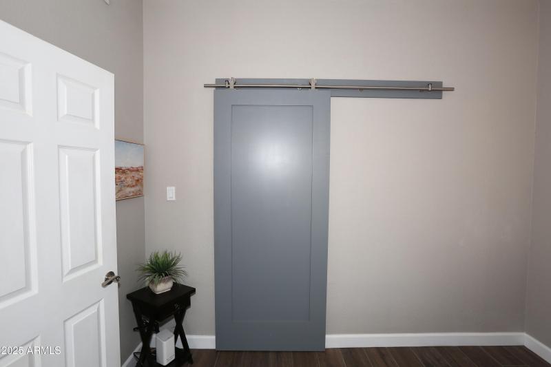 Primary Bedroom-Barn Door
